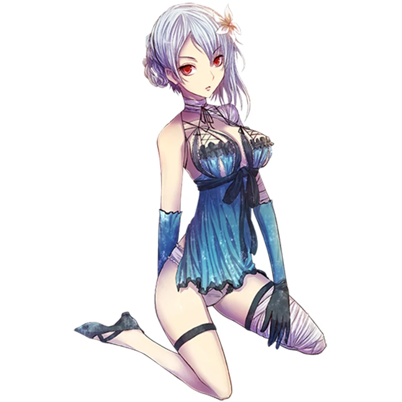

3D Car Sticker Car-styling Super Cute Beauty Kaine Anime Nier JDM Window Decal Rear Windshield Accessories