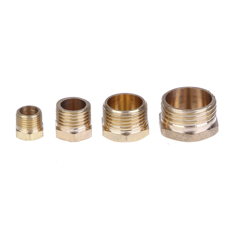 

1 шт. Новый латунный 1/8 "1/4" 3/8 "1/2" латунный внешний шестигранник Резьбовая розетка
