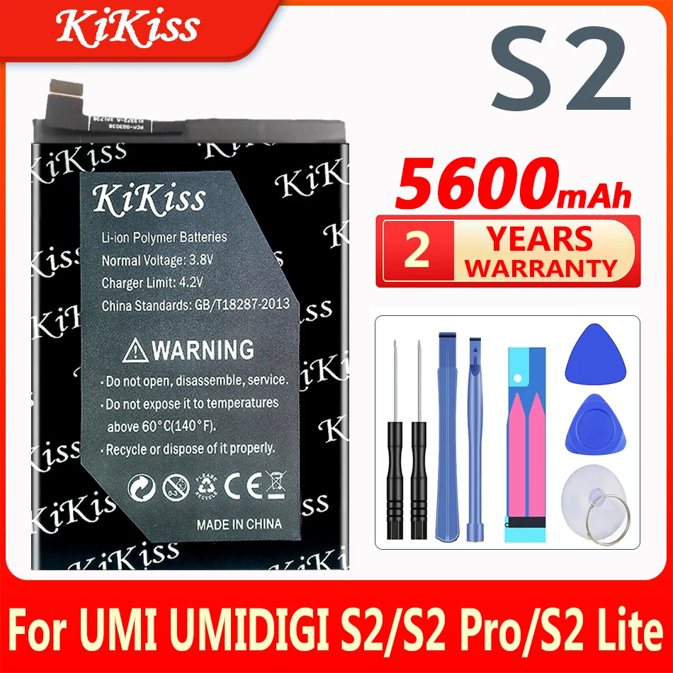 

5600 мА/ч, Батарея для UMI UMIDIGI S2 / S2 Pro / S2 Lite запасная батарея для мобильного телефона Батарея для UMI S2 / S2Pro / S2Lite