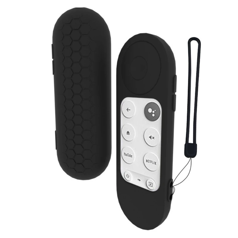 Ударопрочный силиконовый чехол 87HA Изысканный защитный для приставки Google Chromecast TV