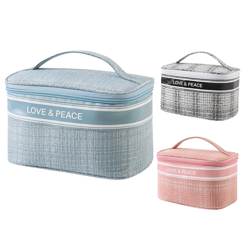 

Makeup Bag Travel Cosmetic Bag Portable Makeup Case Organizer Large Toiletry Bags Travel Bag