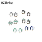 Акриловые серьги с пингвинами, модные серьги-гвоздики, эпоксидные серьги, 2019