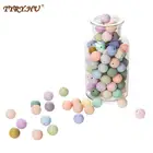 TYRY.HU, 100 шт., силиконовые бусины, трусики, кунжут, бусины 15 мм, круглые бусины для сделай сам, бусины для пустышки, бусины без бисфенола А, Аксессуары для ожерелья, игрушки