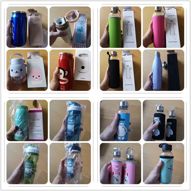 Распродажа Мультяшные вакуумные колбы изолированные банки из нержавеющей стали