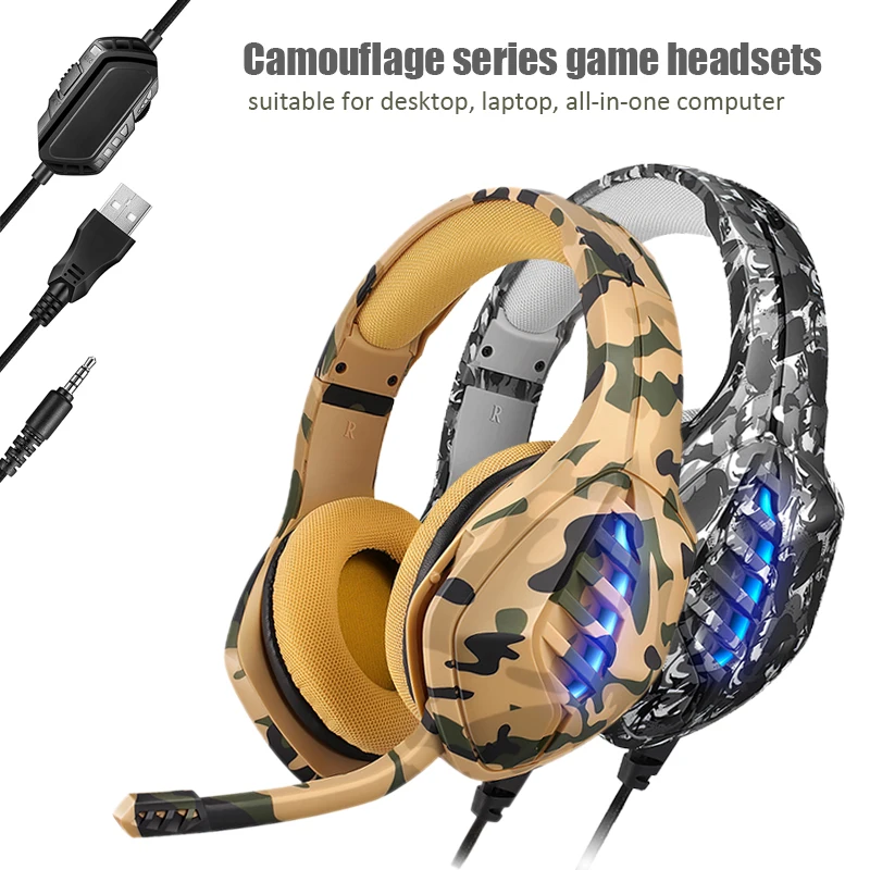 Проводная игровая гарнитура со светодиодной подсветкой для Мобильный телефон