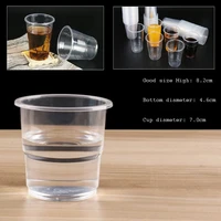 2550100pcs new pp material production crystal clear 80oz disposable outdoor picnic plastic tasting cup