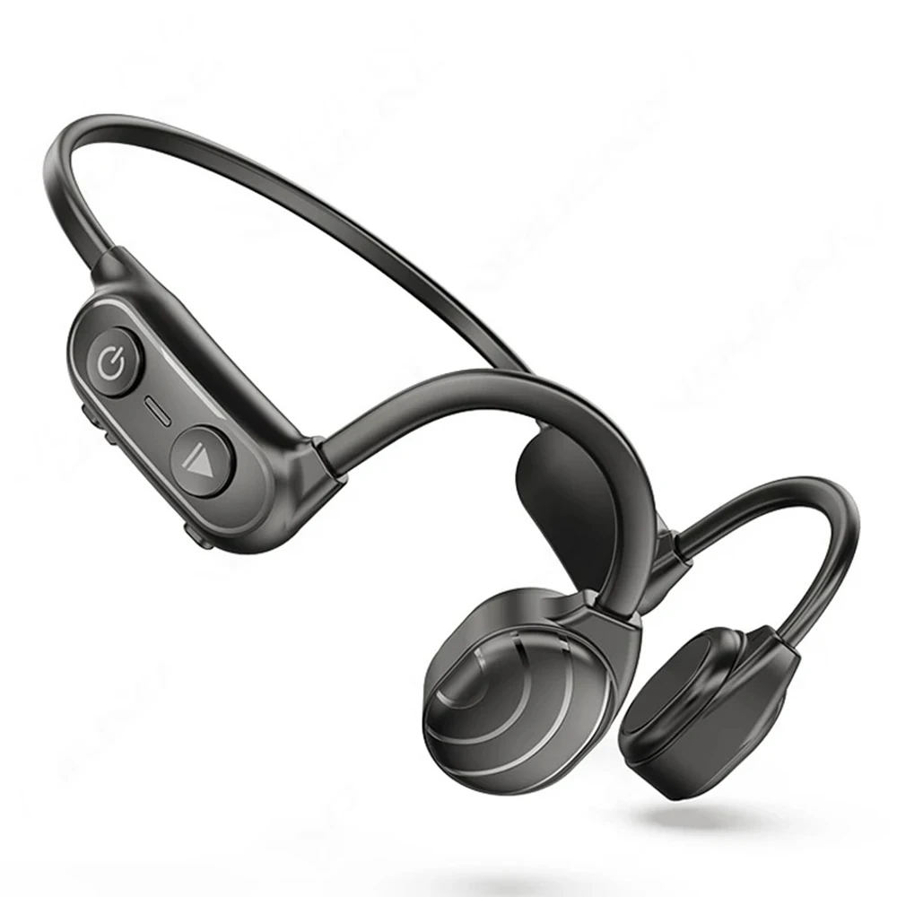 

Bone Conduction Headphones Wireless Sports Headset Open Ear Waterproof Bluetooth-Compatible 5.0 Earphones for Running Black