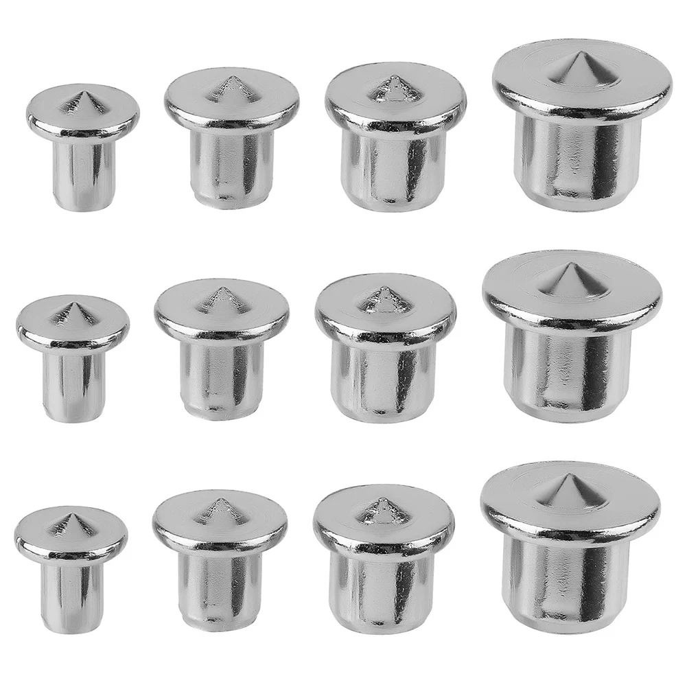 

Center Points Pin Woodworking Alignment Tool Round Wood Pin Locator 6 8 10 12MM for Accurate Drilling Proper Dowel 12PCS