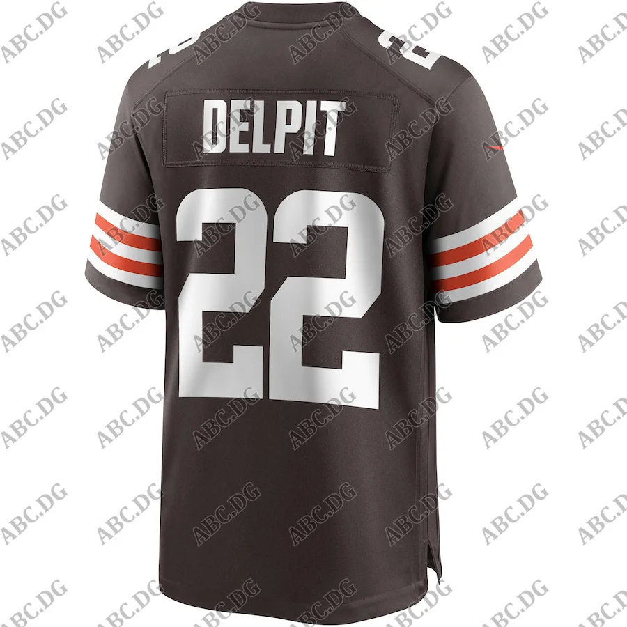 

Customized Stitch American Football Jersey Men Women Kid Youth Cleveland Grant Delpit Brown Player Game Jersey