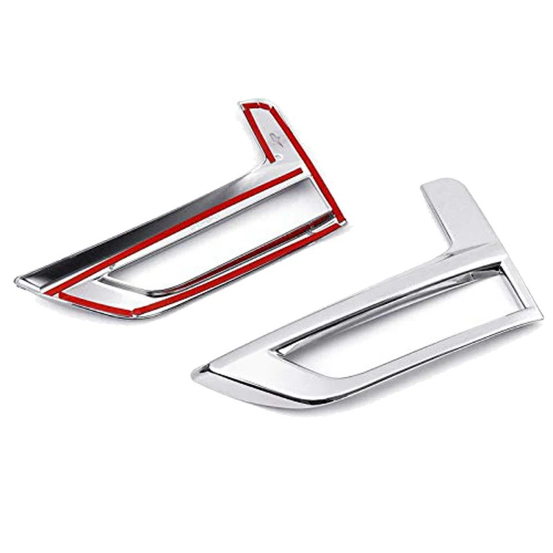 4 шт. хромированный передний задний противотуманный светильник бампер