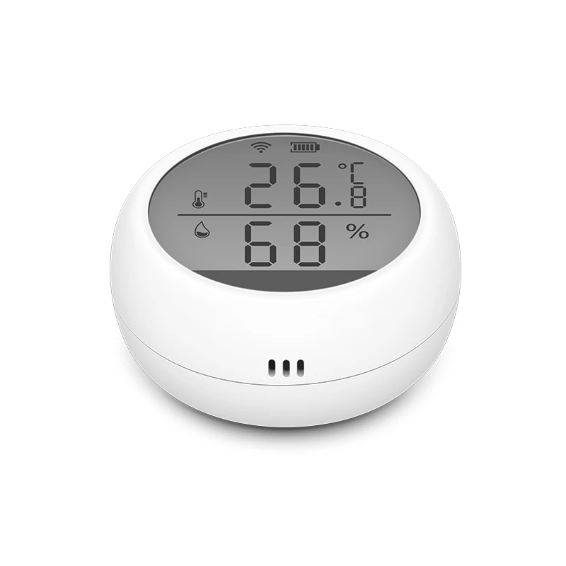 

Tuya ZigBee Smart Home Temperature And Humidity Sensor With LED Screen Works With Google Assistant And Tuya Zigbee Hub