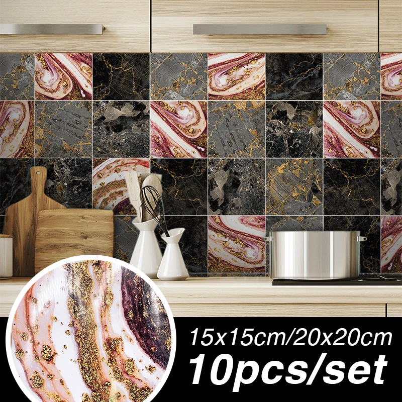 

Marble Stickers Self Adhesive Wall Stickers for Kitchens Living Room Table Desk Waterproof Wallpaper Room Decor