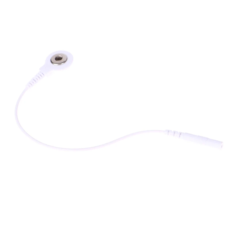 1PCS/Pack Lead Wire Adapters Tieline Short Cables Electrode Wires With Snap 3.5mm Plug Hole 2.0mm For Massager Machine Use - купить по