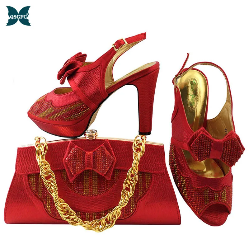 

Новое поступление, модная итальянская дизайнерская женская обувь с подходящими сумками, туфли-лодочки, женская обувь, нигерийский женский ...