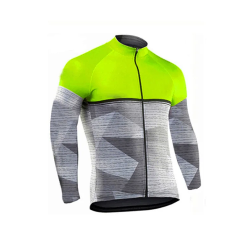 

Long-sleeved men's cycling jersey jacket mountain bike cycling jersey jacket long-sleeved men's sweat-absorbent