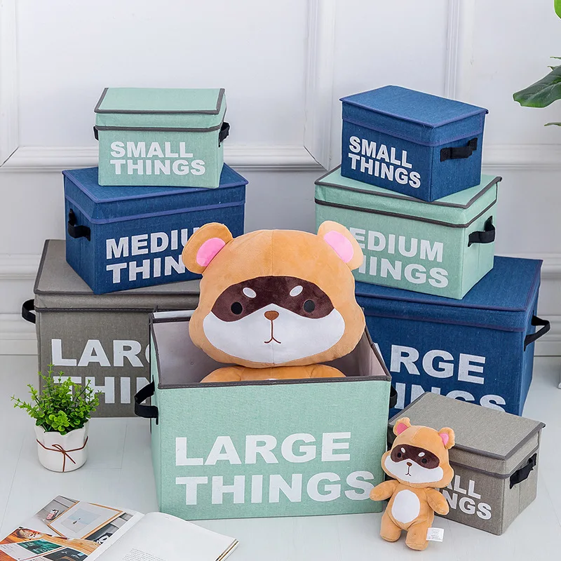 К ткани одежде с помощью ящик для хранения контейнеры крышкой складная корзина