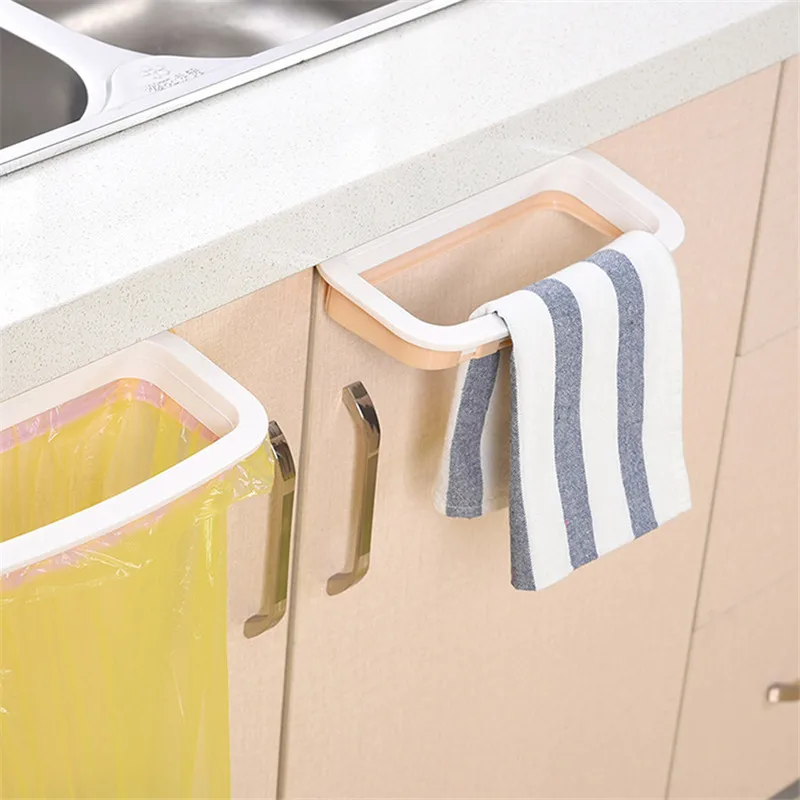 1 шт. кухонные аксессуары дверь шкафа мусорная полка для пакета инструменты