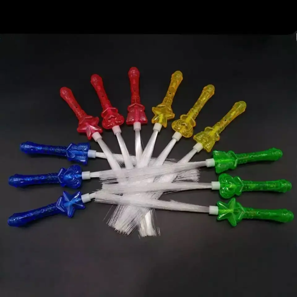

1000pcs Led Glow Stick Sword Light-Up Wand Fiber Optic Luminous Stick For Party Concert Night Club Supply