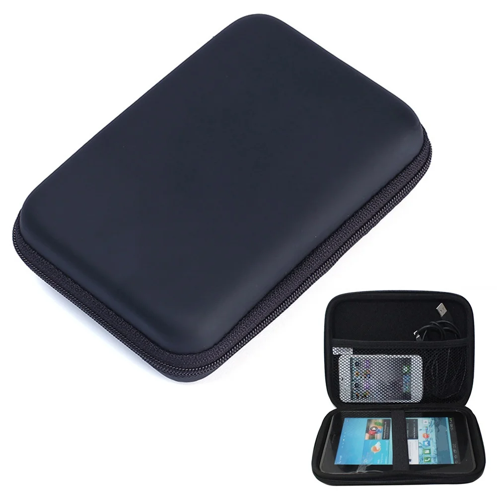 

2Pcs Portable 2.5Inch Hard Disk Storage Bag Zipper Pouch USB Cable Organizer