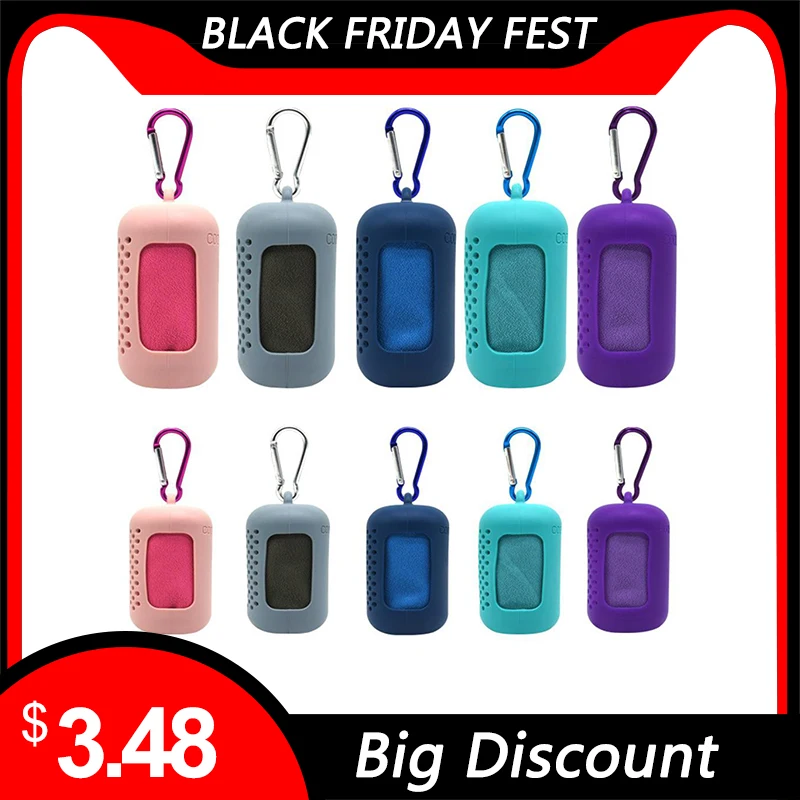 Быстрая Сушка микрофибры Полотенца силиконовый чехол для хранения Идеальный