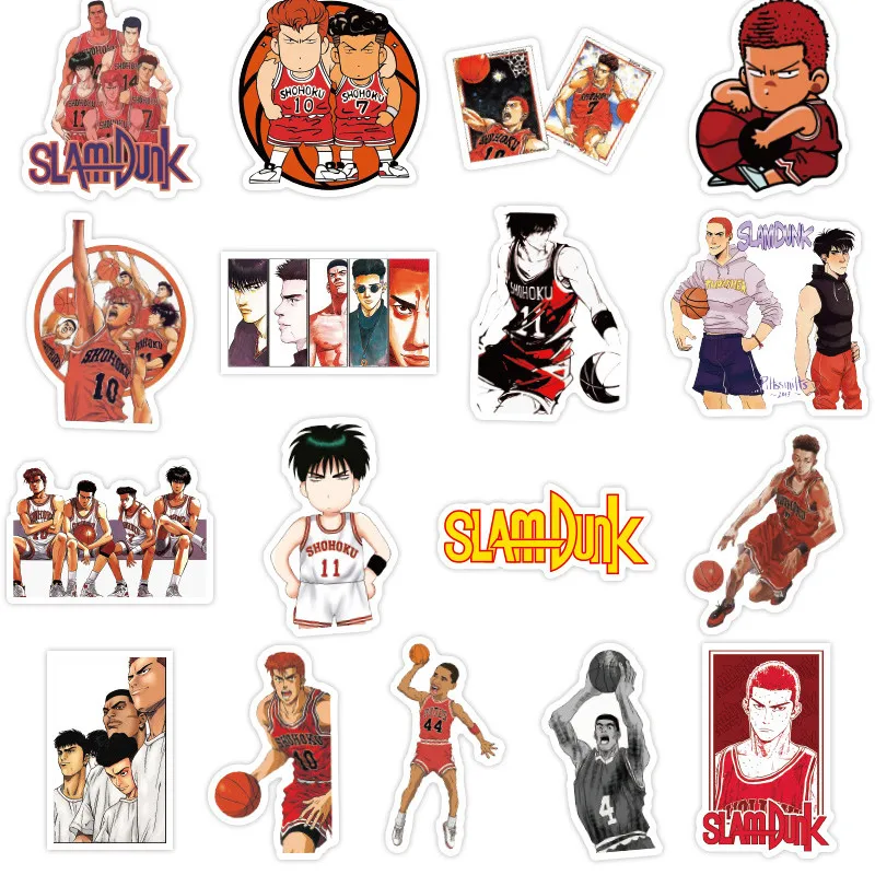 50 шт. водонепроницаемые наклейки на ноутбук баскетбол граффити | Компьютеры и