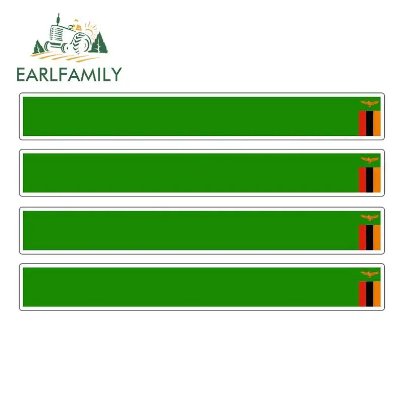 4 шт. автомобильные наклейки EARLFAMILY в полоску 13 см x 1 7 см|Наклейки на автомобиль| |