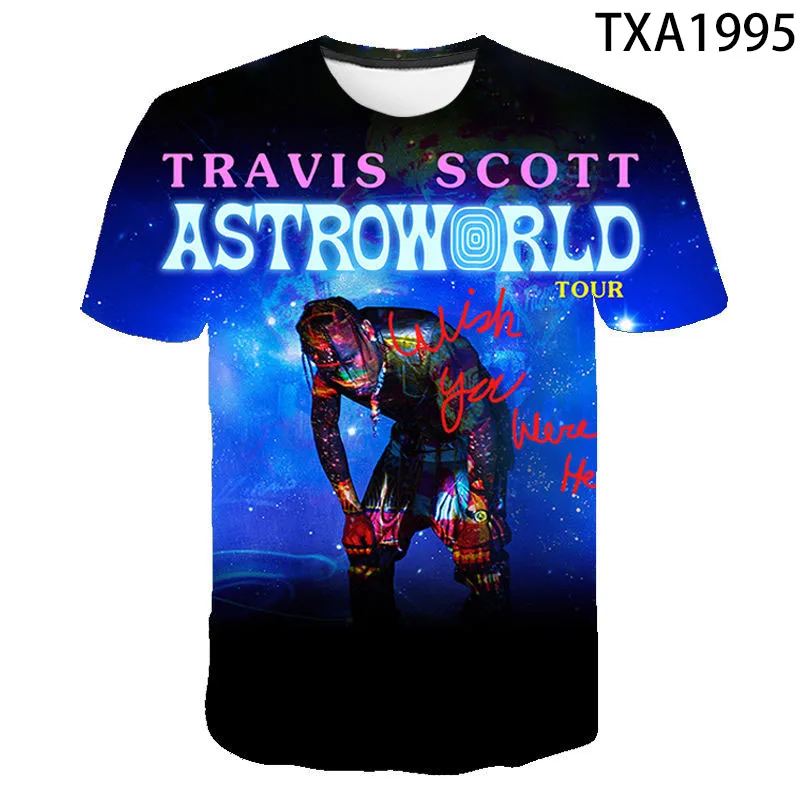 Новая мода хип хоп футболка для мужчин и женщин Трэвиса Скотта астромира Harajuku