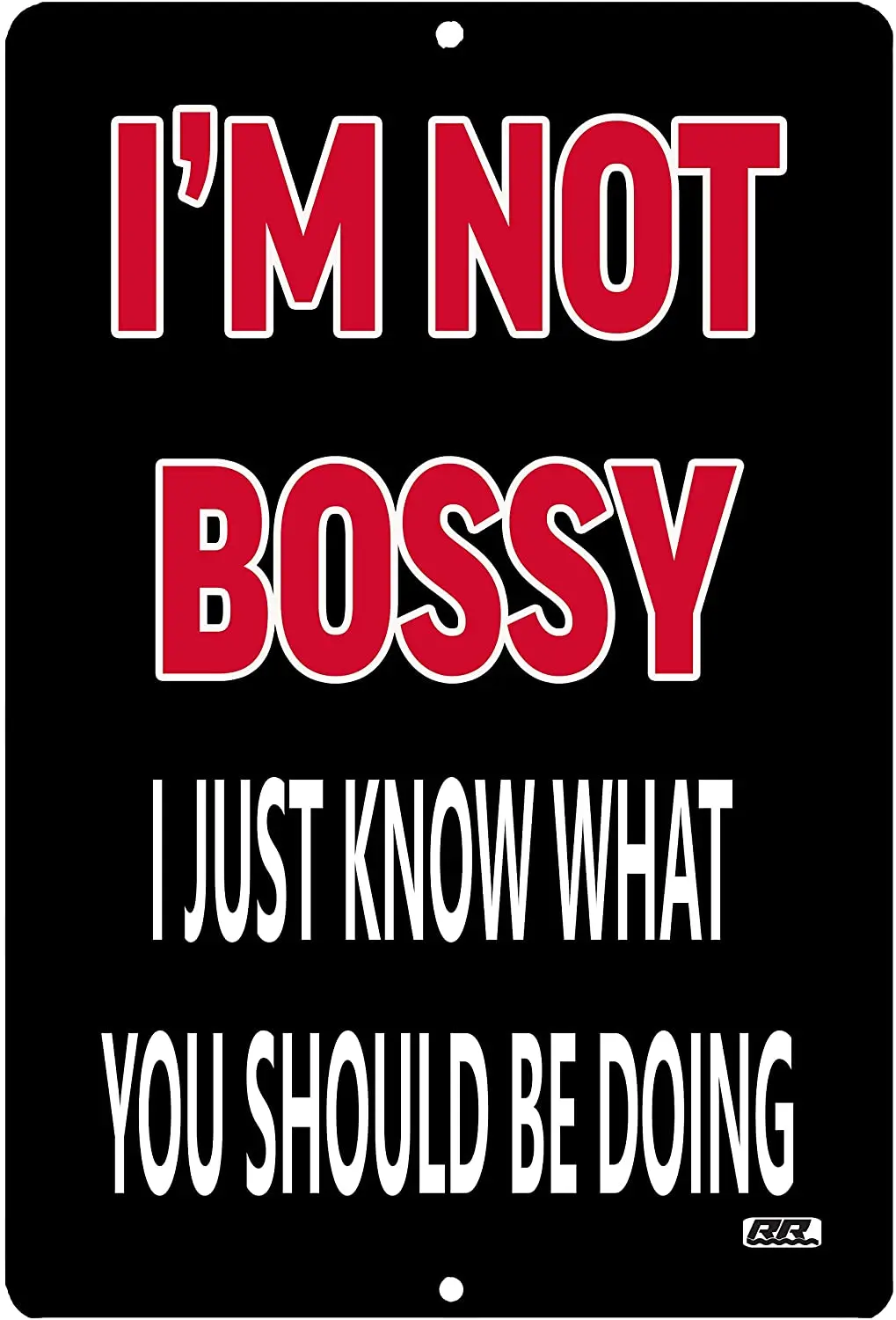 

Rogue River Тактический смешной офис Розничная торговля металлическая жестяная вывеска Настенный декор бар босс сотрудник я не командир