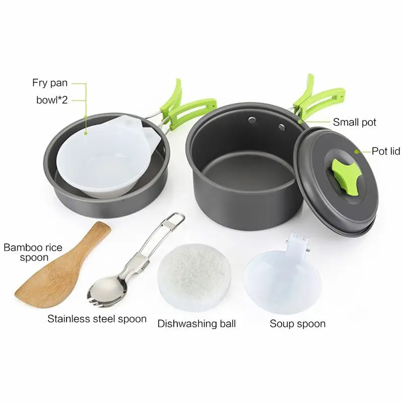 Кухонная посуда для кемпинга набор посуды пикника семейная Туристическая блюд