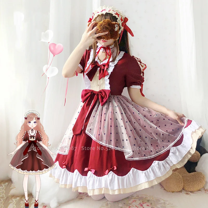 Женское платье принцессы и эльфа официальное в стиле японского аниме костюмы для