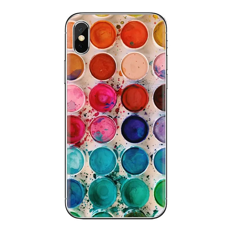 Набор акварельных пастельных рисунков для iPod Touch Apple iPhone 11 Pro 4 4S 5 5S SE 5C 6 6S 7 8 X XR XS Plus