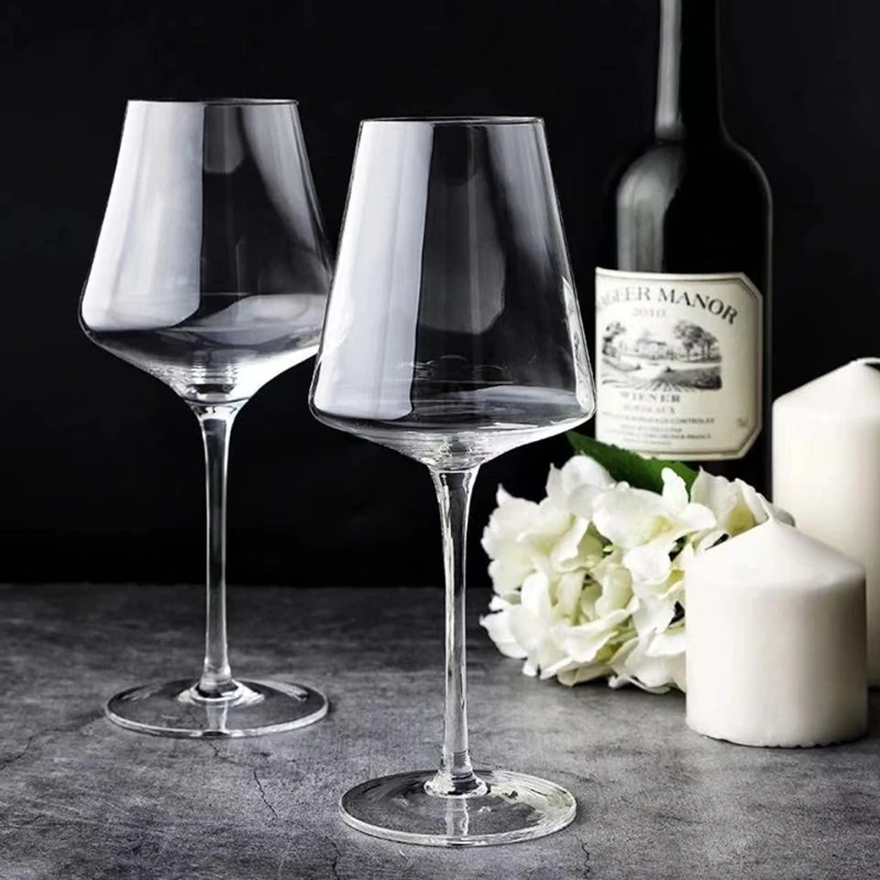 

2PCS/lot Lead-free Crystal Wine Glass, Goblet, High-grade Wine Glass, European Style, Creative and Personalized Wine Glass