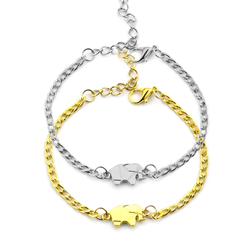 Золотой Серебряный браслет с подвесками Женские Ювелирные изделия изображением