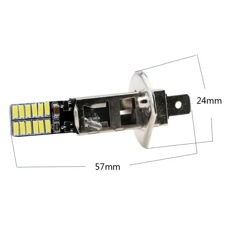

6500K Anti-Fog Lights 24-SMD 4014 Driving Daytime running Lamp 12V DC Bright Brightness Vehicle LED