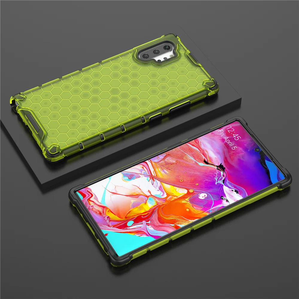 Для samsung Galaxy Note 10 Plus Pro чехол Прозрачный Прочный Гибридный бронированный чехол для samsung Note10 аксессуары(XS0514