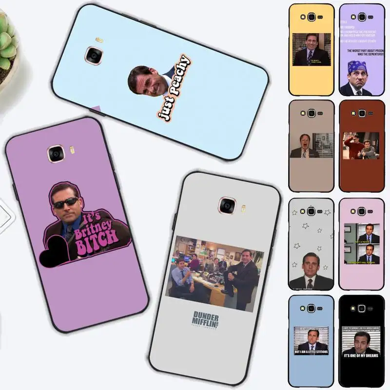 

Michael Scott The Office Funny Humor Phone Case for Samsung J 2 3 4 5 6 7 8 prime plus 2018 2017 2016 core