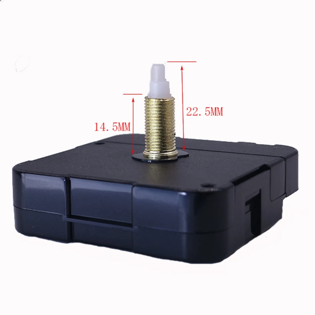 

Wall Clock Movement Mechanism HR07027 Clock Hands Set Black Professional Kit