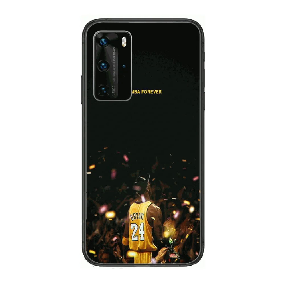 

Kobe Bryant SuperStar Phone Case For Huawei P 40 30 20 10 Lite Smart Z Pro Black Etui Coque Painting Hoesjes comic fashion