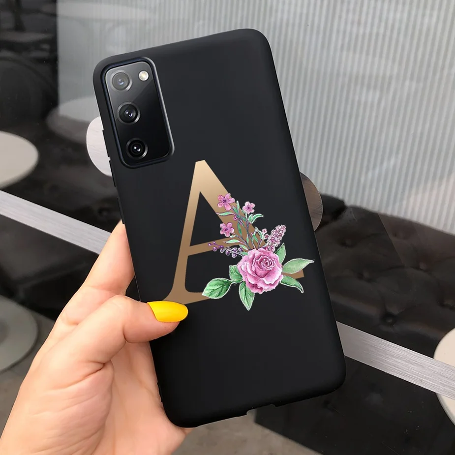 Cute Letters Case For Samsung Galaxy S20 FE Case S20FE Soft Silicone Soft Cover For Samsung S20 Fan Edition S20 Lite Phone Cases