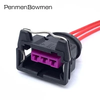 3pin 3 5mm auto ldle speed motor sensor socket electrical connector wire harness female plug for bosch ev1 443906233