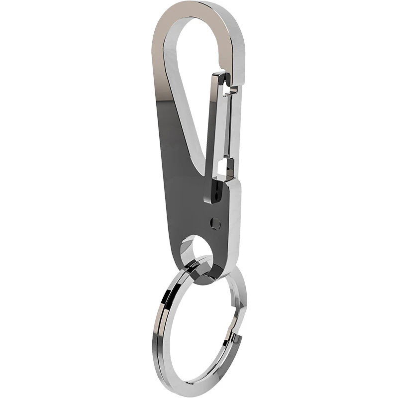 

Metal Keychain Quality Keyring Craftsman for Men Stainless Steel Key Chain Holder Belt Buckles Car Charm Key Ring 2021 New