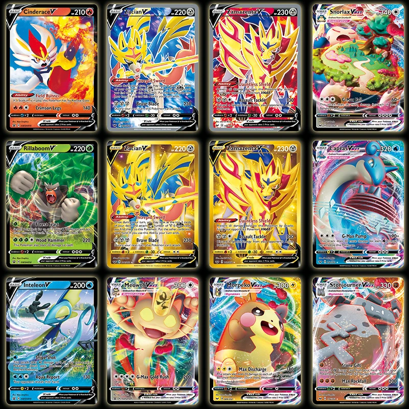 300 шт. GX без повтора vamx TAKARA TOMY pokemon карты mega gx juego de cartas детская игрушка Битва игры