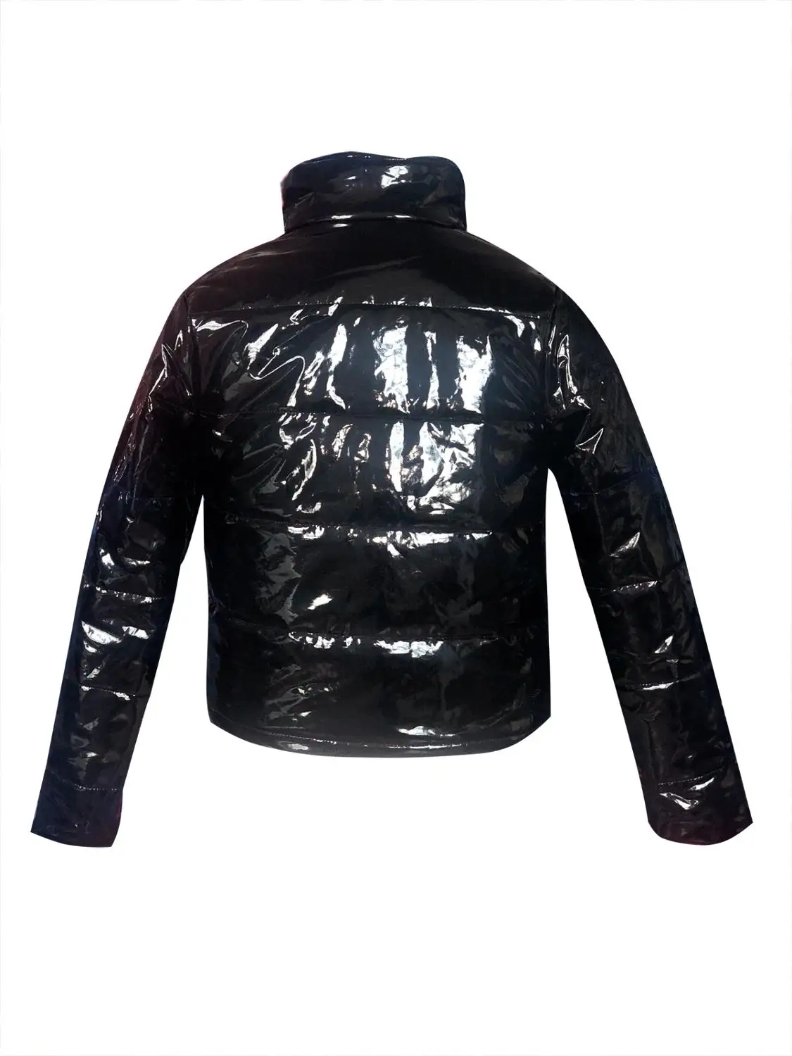 

women's thickened down jacket winter puffer jacket female puffer coats short hot parka glossy