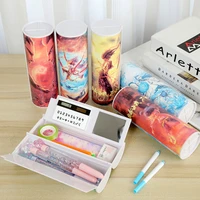 multifunctional pencil box large capacity pencil case pen box with mirror calculator for boys girls school stationery