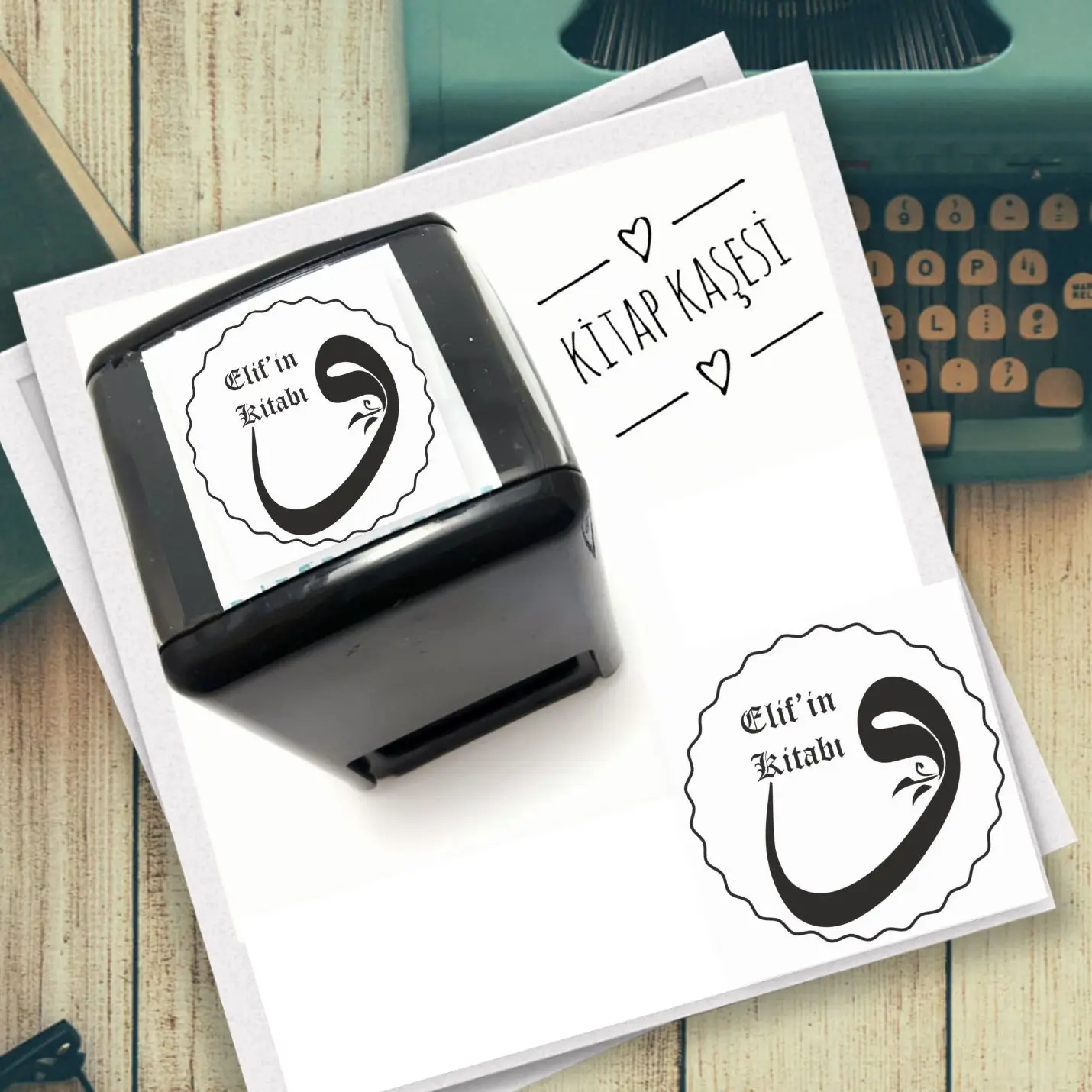 

Vav Letter-Personalized Book Stamp-201
