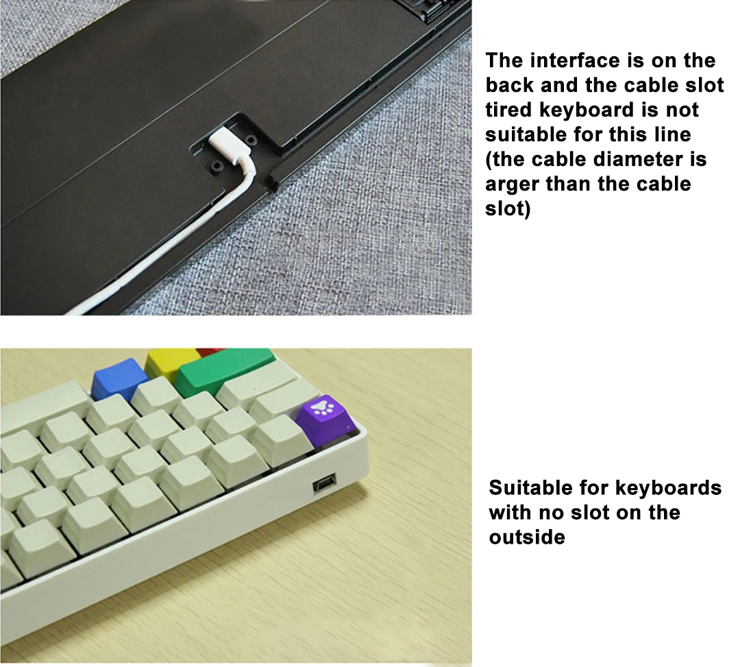 DIY пользовательские спиральные спирали механическая клавиатура Паракорд кабель