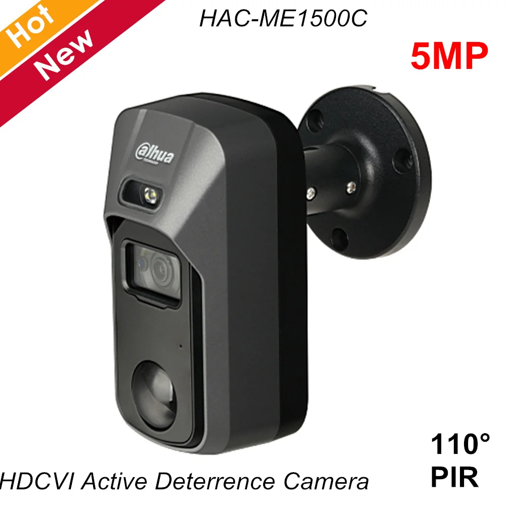 Dahua 5MP HDCVI активная камера устранения Встроенный PIR умный ИК 20 м 110 ° диапазон обнаружения водонепроницаемый IP67 с световой сиреной