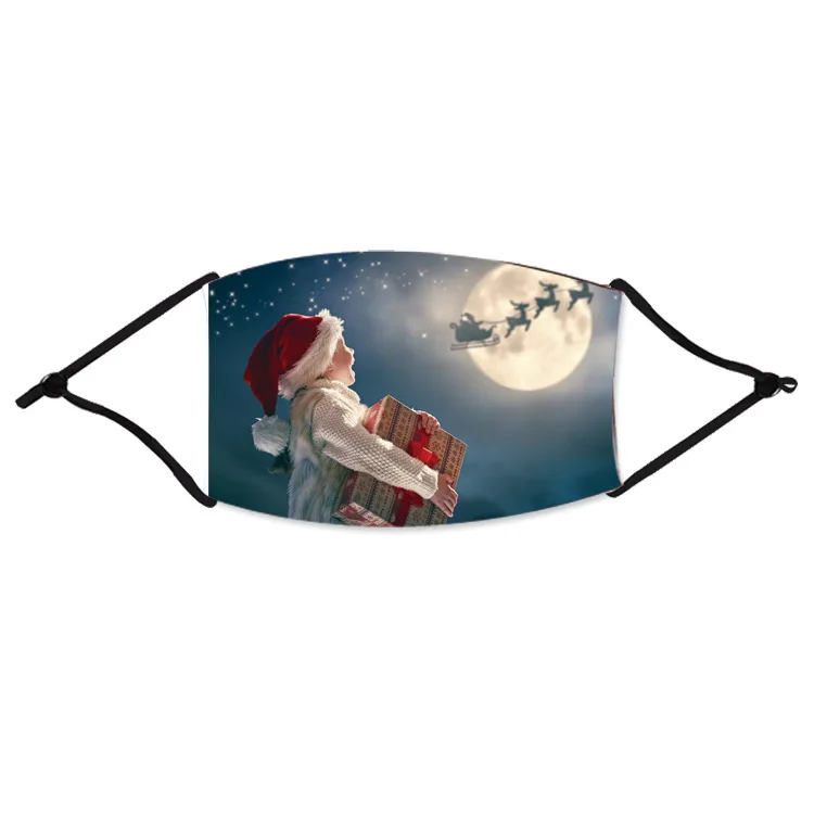 1 шт. маска для взрослых многоразовые смываемая Рождественский Снеговик