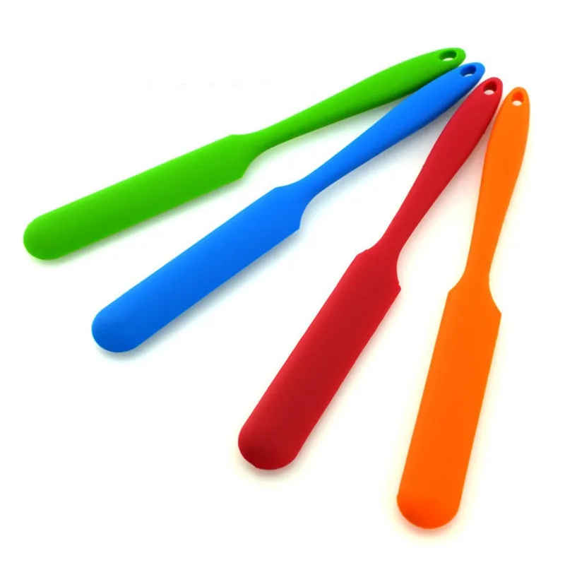 

100Pcs Silicone Butter Spatula Knife Cake Cream Scraper Mixer Ice Cream Scoop Baking Tool