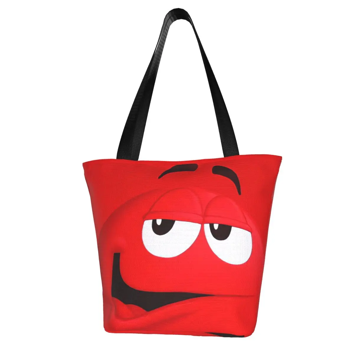 M & M's Chocolate Candy Shopping Bag Aesthetic Cloth Outdoor Handbag Female Fashion Bags